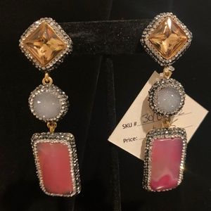 Beautiful hanging earrings